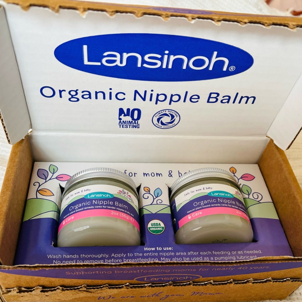 Lansinoh- Organic Nipple Cream, Nipple Butter For Breastfeeding Mama’s 
Exp 1/26